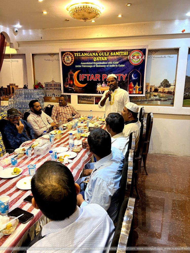 తెలంగాణ గల్ఫ్ సమితి ఆధ్వర్యంలో ఇఫ్తార్ విందు